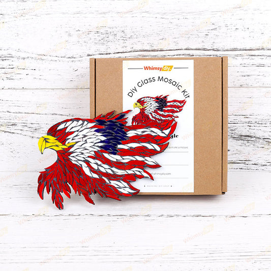 Patriotic eagle Glass Mosaic Kit