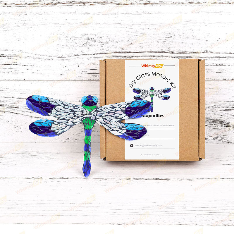 Dragonflies Glass Mosaic Kit