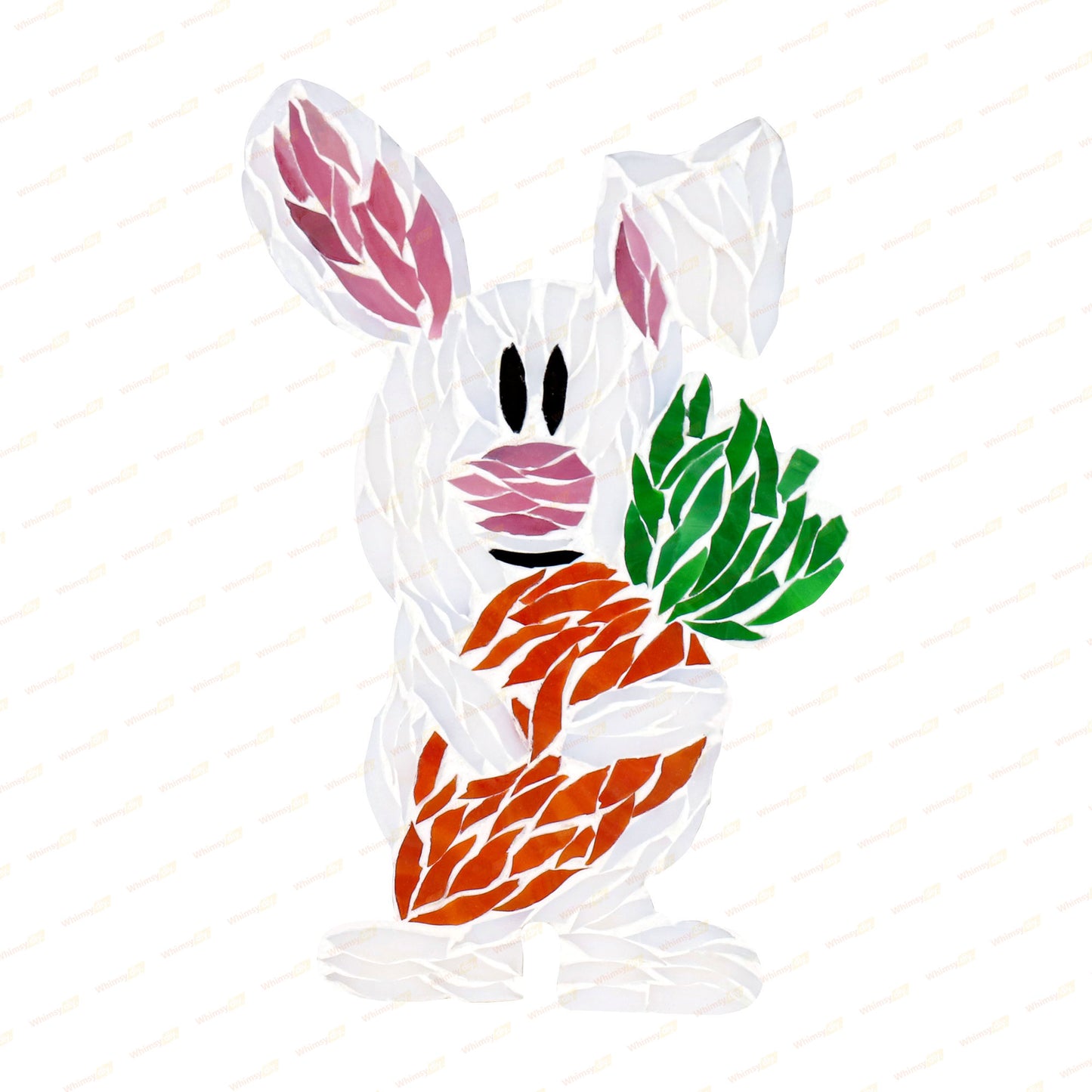 Bunny with carrot Glass Mosaic Kit