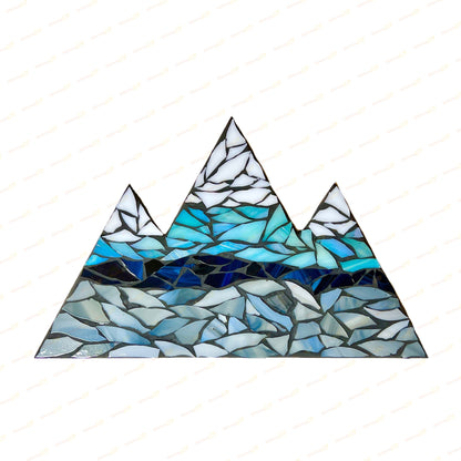 Mountain Range Glass Mosaic Kit