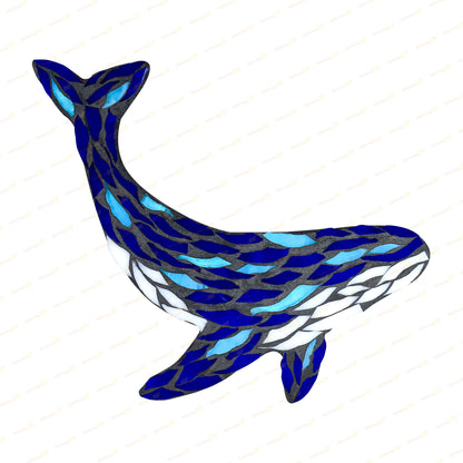 Whale Glass Mosaic Kit