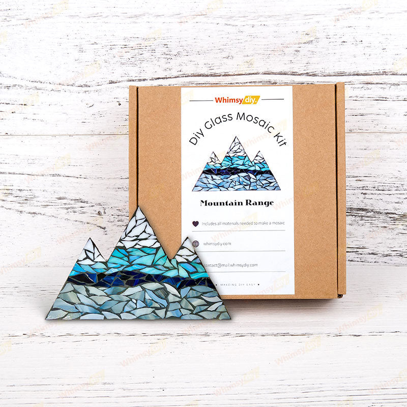 Mountain Range Glass Mosaic Kit